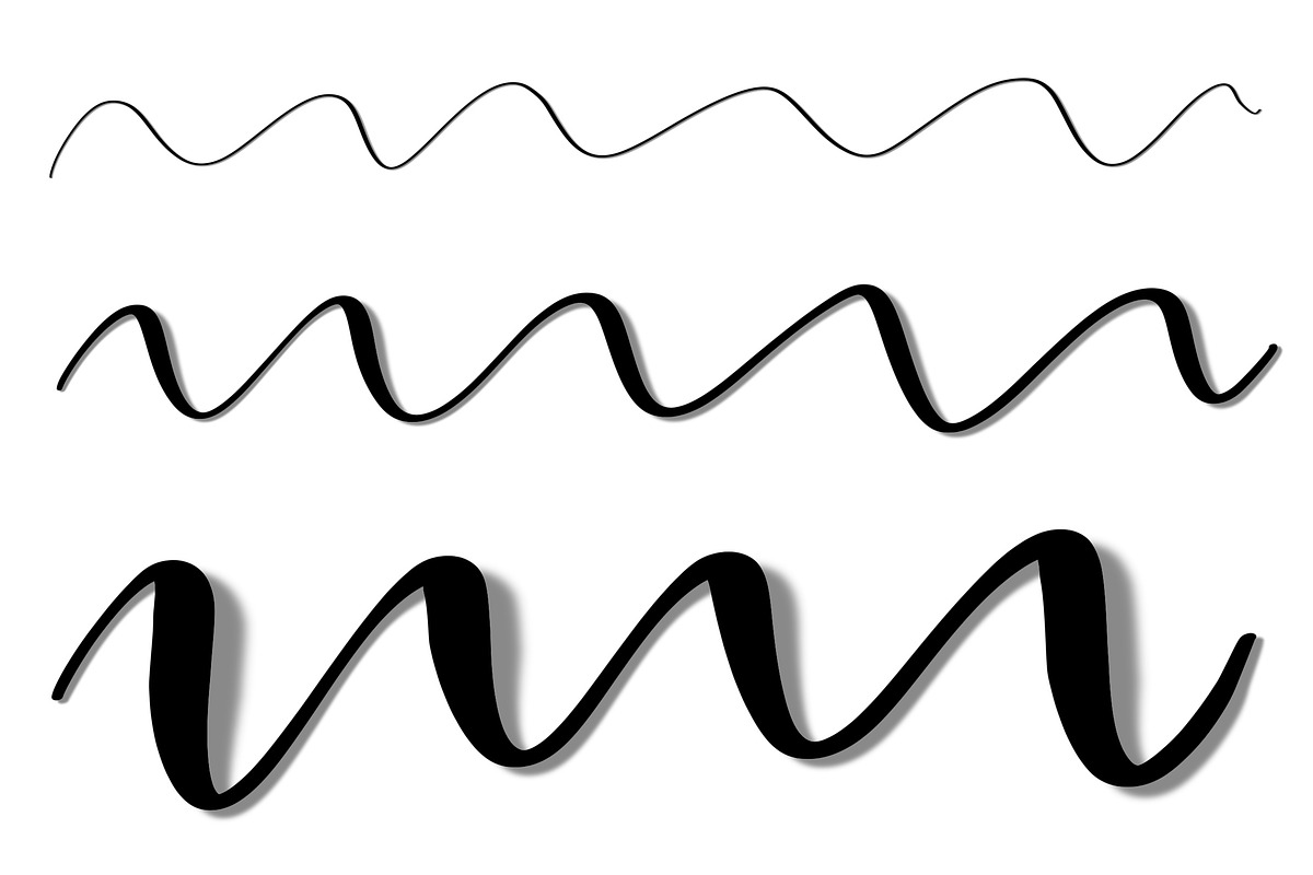 Shadow Procreate Lettering Brush, a Brush Add-On by Blue Strawberry Studio (Photo 4 of 5)