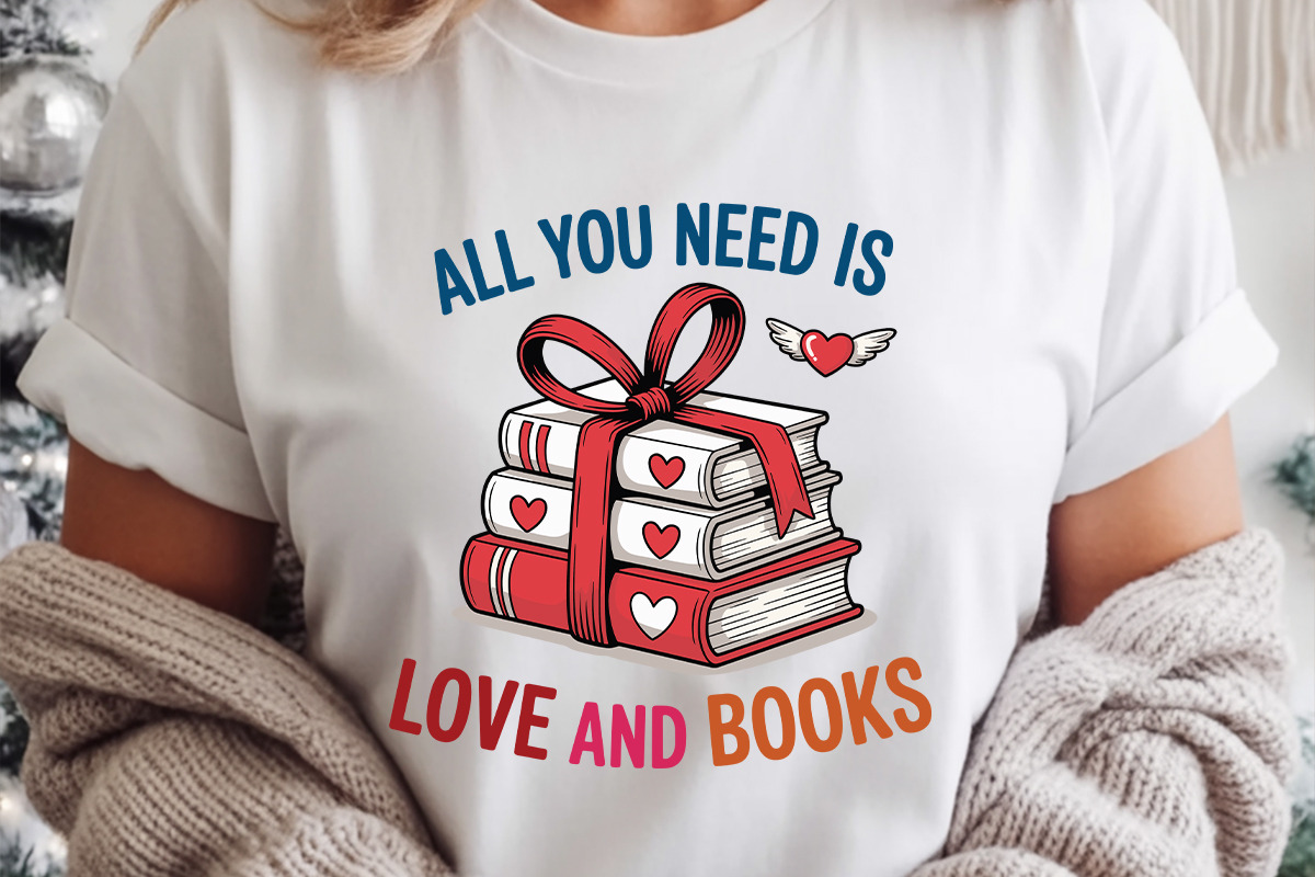 Valentine Bookish Hand-Drawn Svg Bun, an Object Graphic by DollarSmart (Photo 3 of 4)