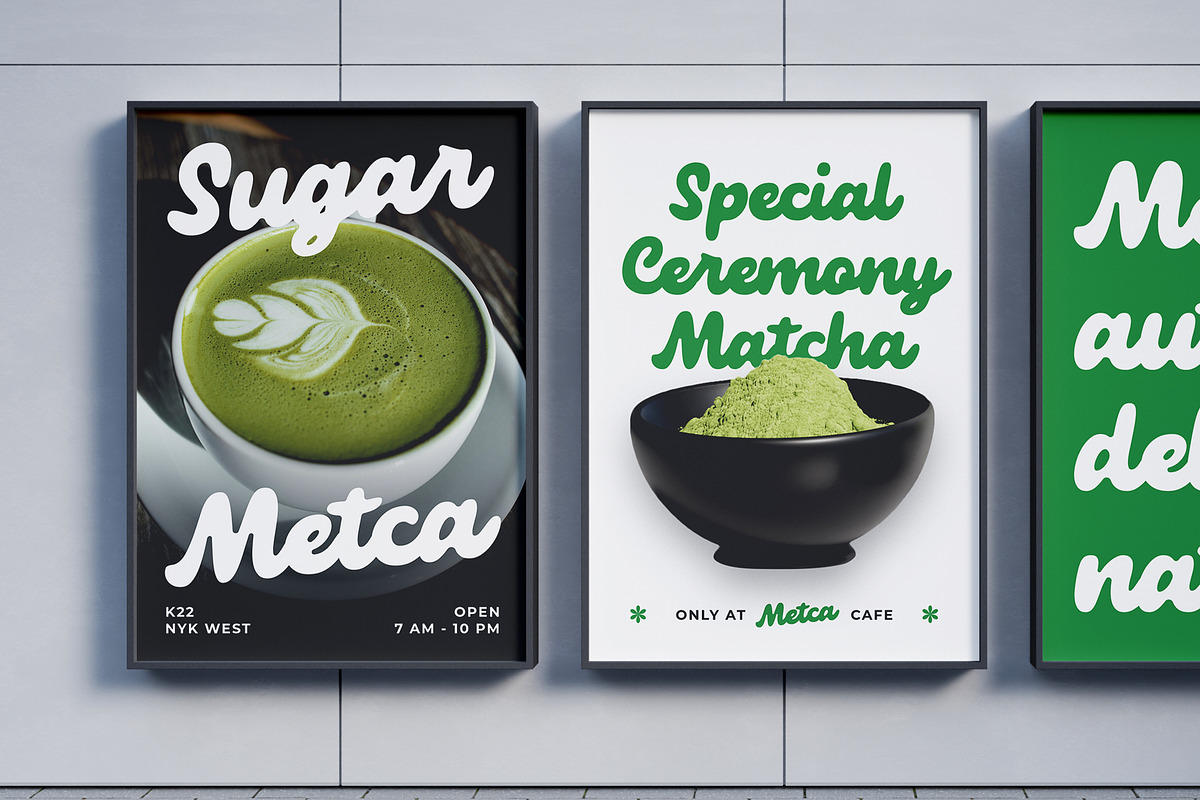 Majika - Bold Retro Brush Lettering, a Handwritten Font by Typia Nesia (Photo 9 of 11)