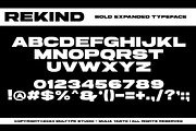 Rekind Expanded Font, a Sans Serif Font by Multype Studio (Thumbnail 12 of 14)