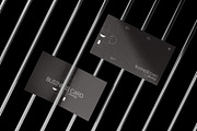 Business Cards on Metal grid Mockups, a Product Mockup by fakhroo (Thumbnail 4 of 4)
