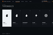 Military FPS Game 100 Screens, an UI Kit Template by pawellpi (Thumbnail 74 of 116)