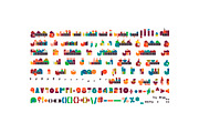 Tarakeeb - Arabic Color Font, a Script Font by Mostafa El Abasiry (Thumbnail 15 of 19)