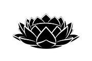 Lotus Flower Silhouette Vector Bundl, an Illustration by Creativeshirt (Thumbnail 51 of 51)