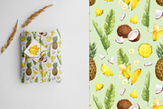 Tropical fruits watercolor clipart, a Food Illustration by a_ptichkina (Thumbnail 5 of 5)