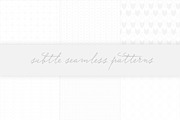 Subtle Seamless Patterns, a Pattern Graphic by Anna Moore (Thumbnail 1 of 5)