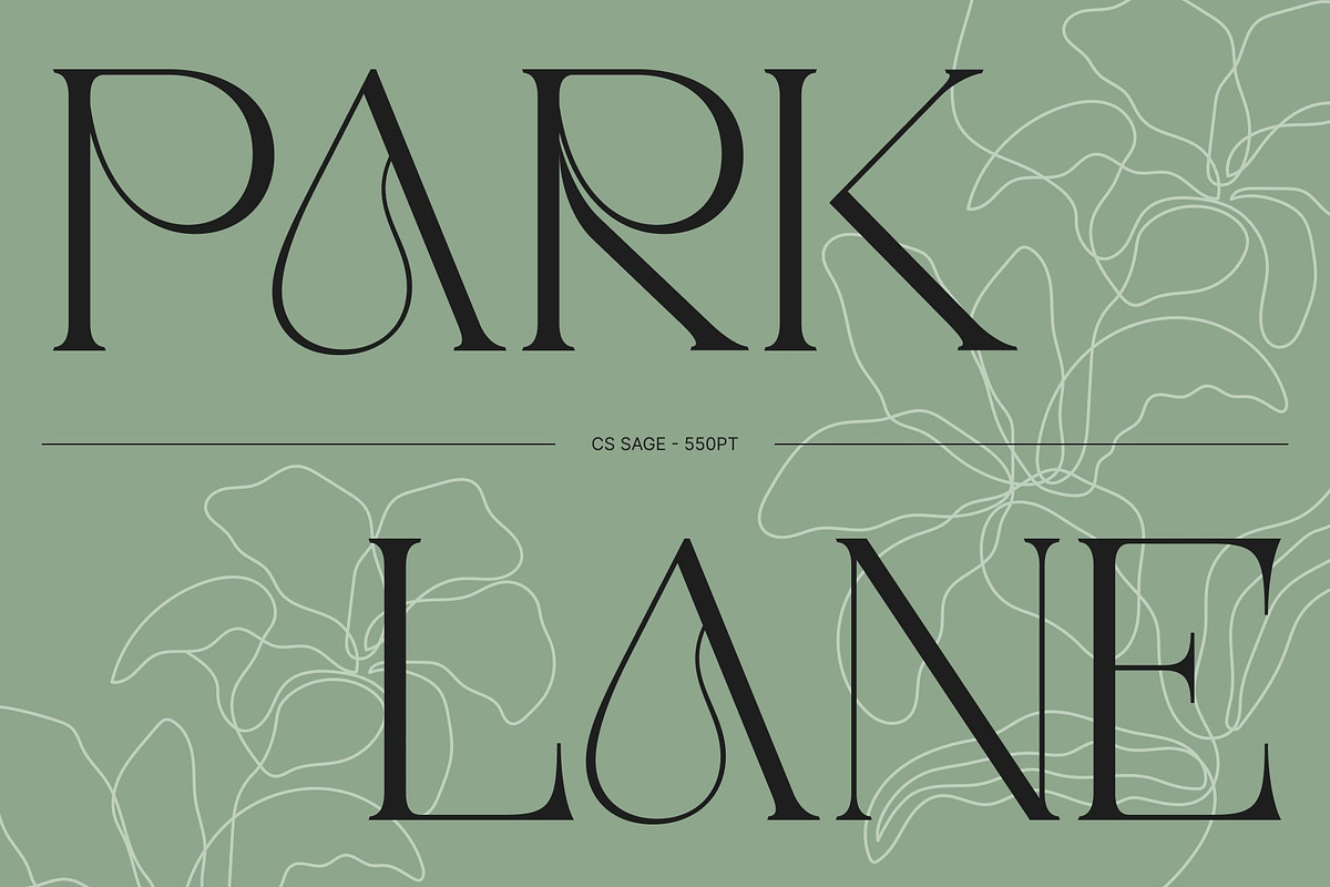 CS Sage – Art Nouveau Font, a Serif Font by Craft Supply Co. (Photo 2 of 8)