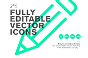 LINEO 1 - 2100+ icons, an Outline Icon by sharpnose (Thumbnail 2 of 14)