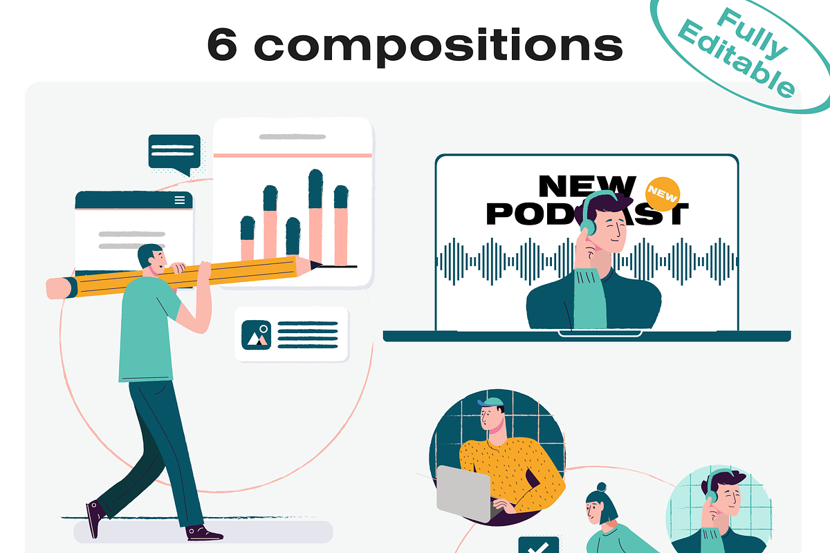 New Analitiks - Illustration Pack, a Finance Illustration by Craftrick (Photo 2 of 7)