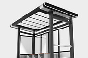 Bus Shelter 3D Model, an Architecture 3D Model by mrfauzi (Thumbnail 8 of 12)