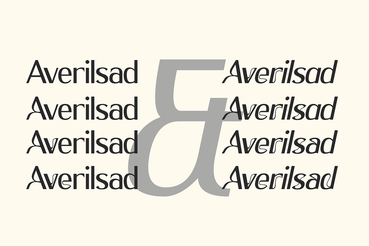 Averilsad, a Sans Serif Font by Haksen (Photo 2 of 10)