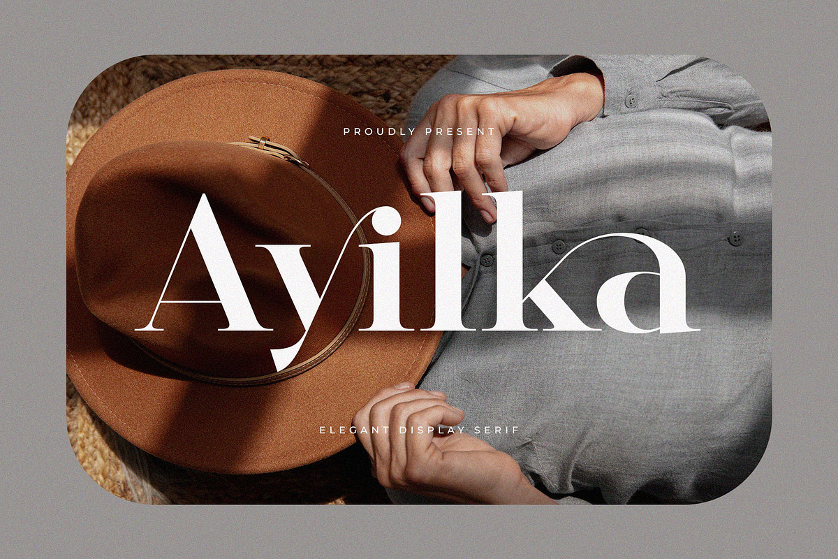 Ayilka - Elegant Display Serif, a Serif Font by BrandSemut (Photo 1 of 9)