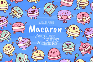 Macaron Character Bundle