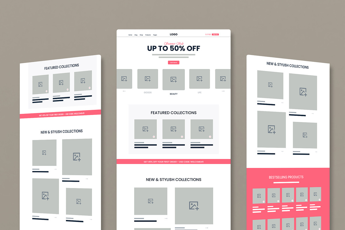 Fashion E Commerce Landing Page