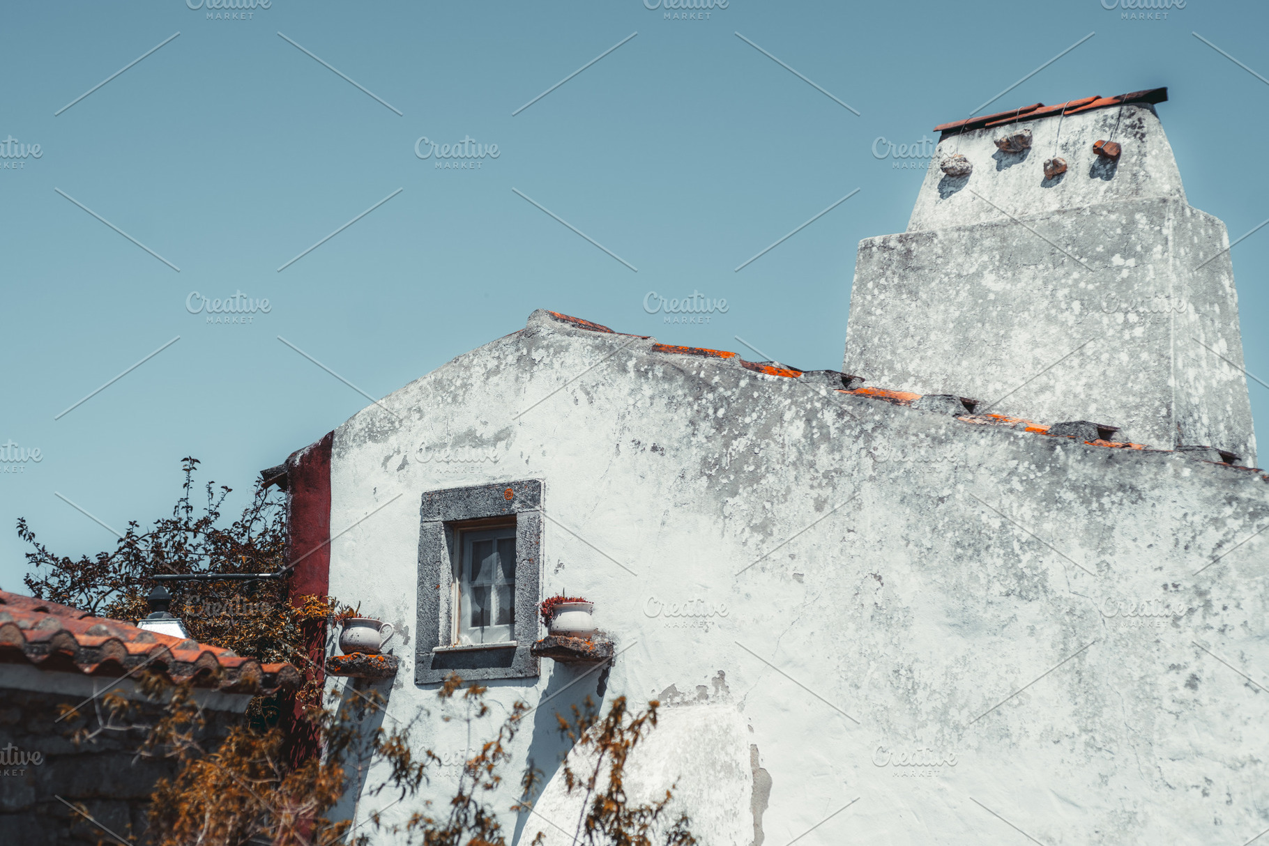 Old house with textured chimney, an Architecture Photo by SkyNext