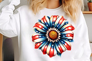4th Of July Flowers Clipart, an Illustration by SinaCreation (Thumbnail 5 of 9)
