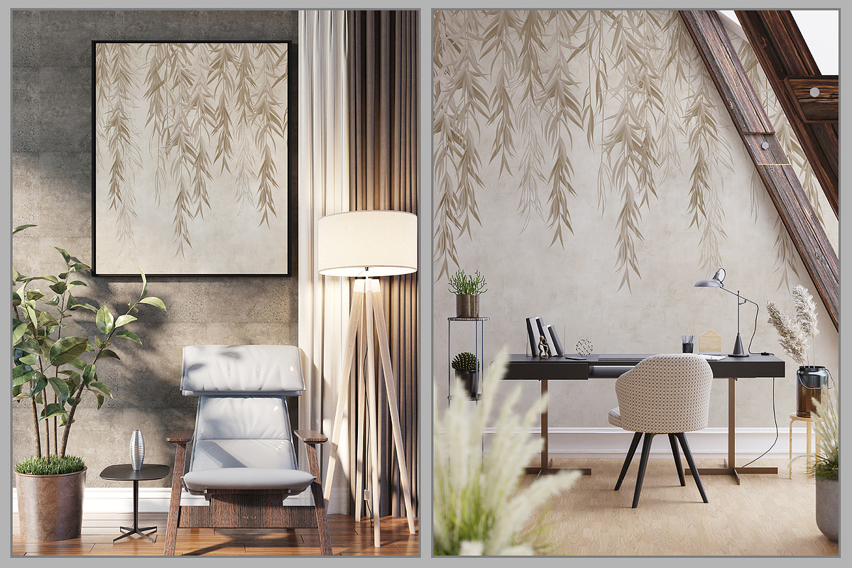 Fresco collection Willow rain, a Wallpaper Graphic by Natalia0307 (Photo 10 of 19)