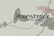 Grainstroke Handwritten Font, a Handwritten Font by Kaleidokika (Thumbnail 2 of 7)