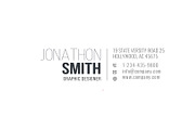 Simple and Elegant Business Card, a Business Card Template by DesignGhar (Thumbnail 6 of 6)