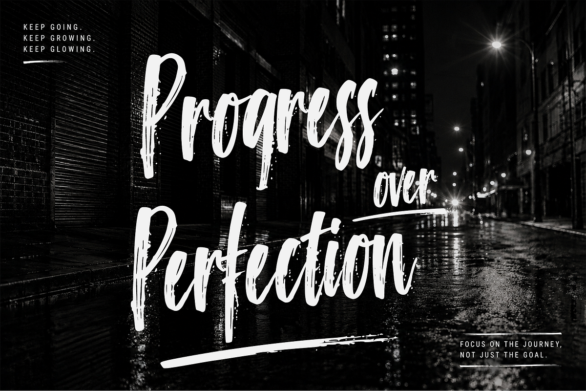 Black Stroke – Brush Script Font, a Handwritten Font by cocodesign (Photo 4 of 9)