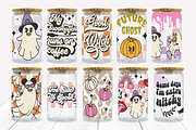 Halloween Beer Can Glass Wrap Bunde, a Pattern Graphic by Orange Brush Studio (Thumbnail 4 of 4)