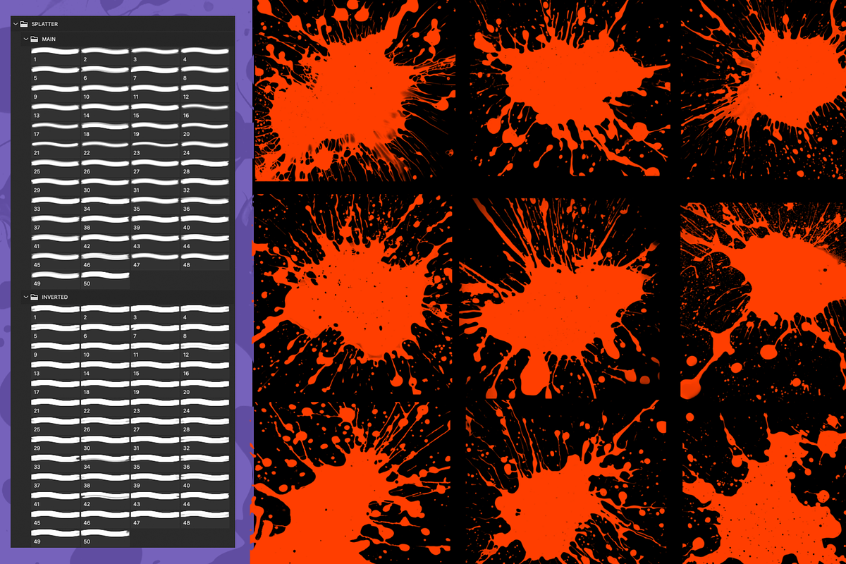 Splatter Brush, a Brush Add-On by Headquarters (Photo 2 of 3)