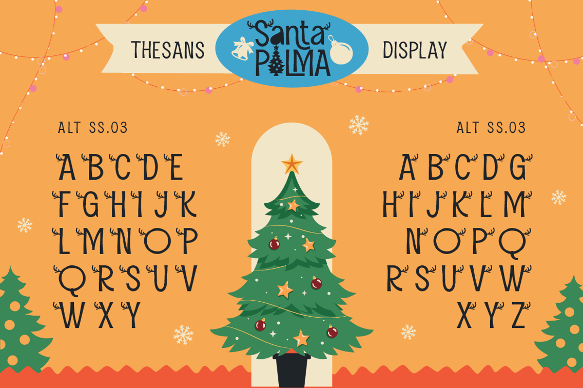 Santa Palma - Playful Christmas, a Sans Serif Font by Artisan Themes (Photo 9 of 12)