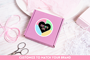 Pastel Neon Packaging Stickers, a Stationery Template by SunshineStudioBoutique (Thumbnail 6 of 9)