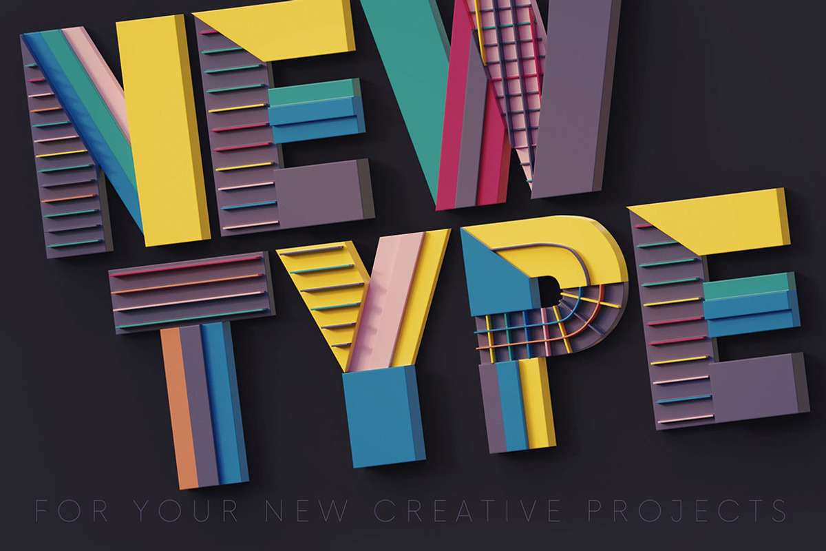 Colorful Art - 3D Lettering, a Graphic by MIIM (Photo 4 of 8)