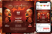 Sunday Afro Beat Flyer, a Flyer Template by regalDRAW (Thumbnail 4 of 4)