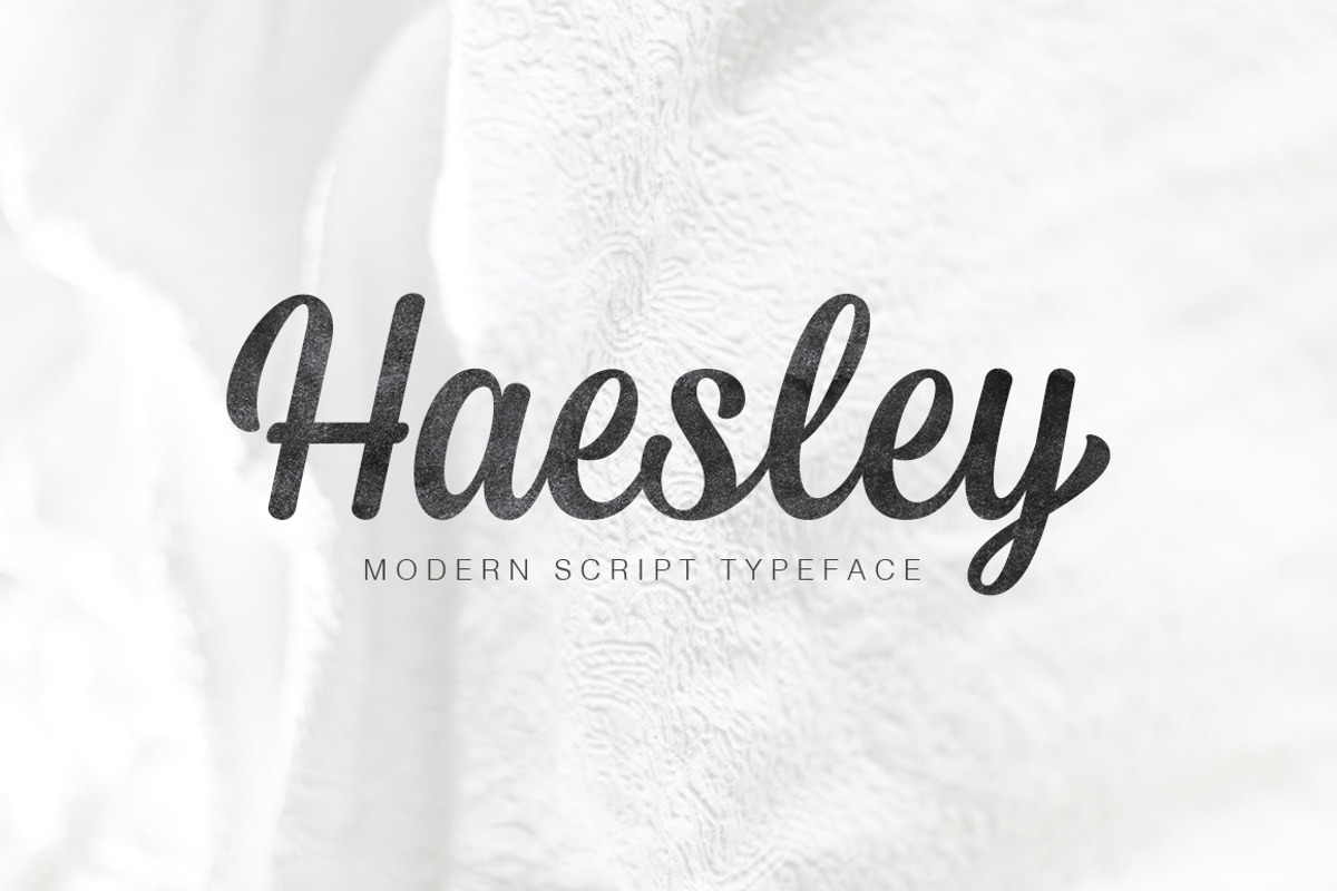 Haesley, a Script Font by Fargun Studio (Photo 1 of 21)