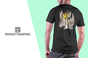 Male t-shirt Mockup-V-2-002, a Shirt Mockup by designvillage (Thumbnail 4 of 6)