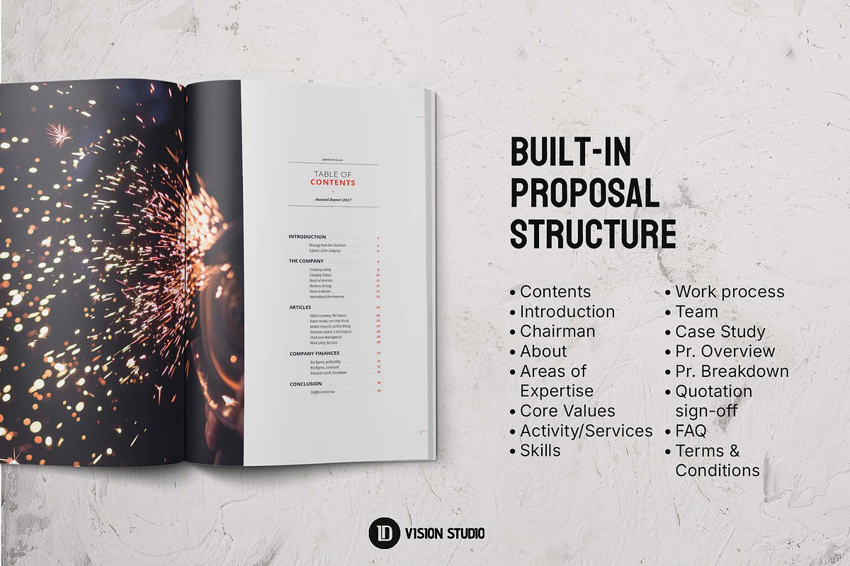 Project Proposal InDesign Canva, a Brochure Template by ID Vision Studio (Photo 7 of 17)