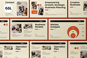 Cream Business Plan Google Slide, a Presentation Template by graphicook (Thumbnail 1 of 4)