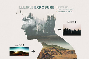 Double Exposure Photoshop Creator