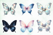 Watercolor Colorful Butterfly Png, an Illustration by Creative Art (Thumbnail 3 of 9)