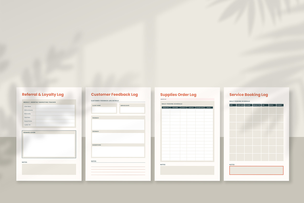 Pet Business Planner & Forms Kit preview 4