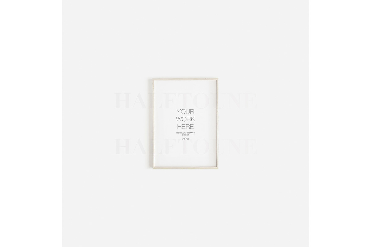 Thin Wooden Frame Mockup Bundle, a Mockup by HALFTOUNE (Photo 8 of 12)