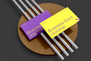 Minimal Business Card Mockup Layout, a Product Mockup by graphypix