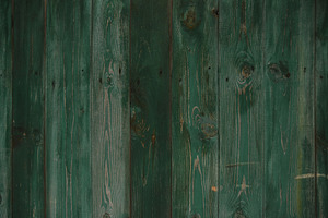 Green wooden background