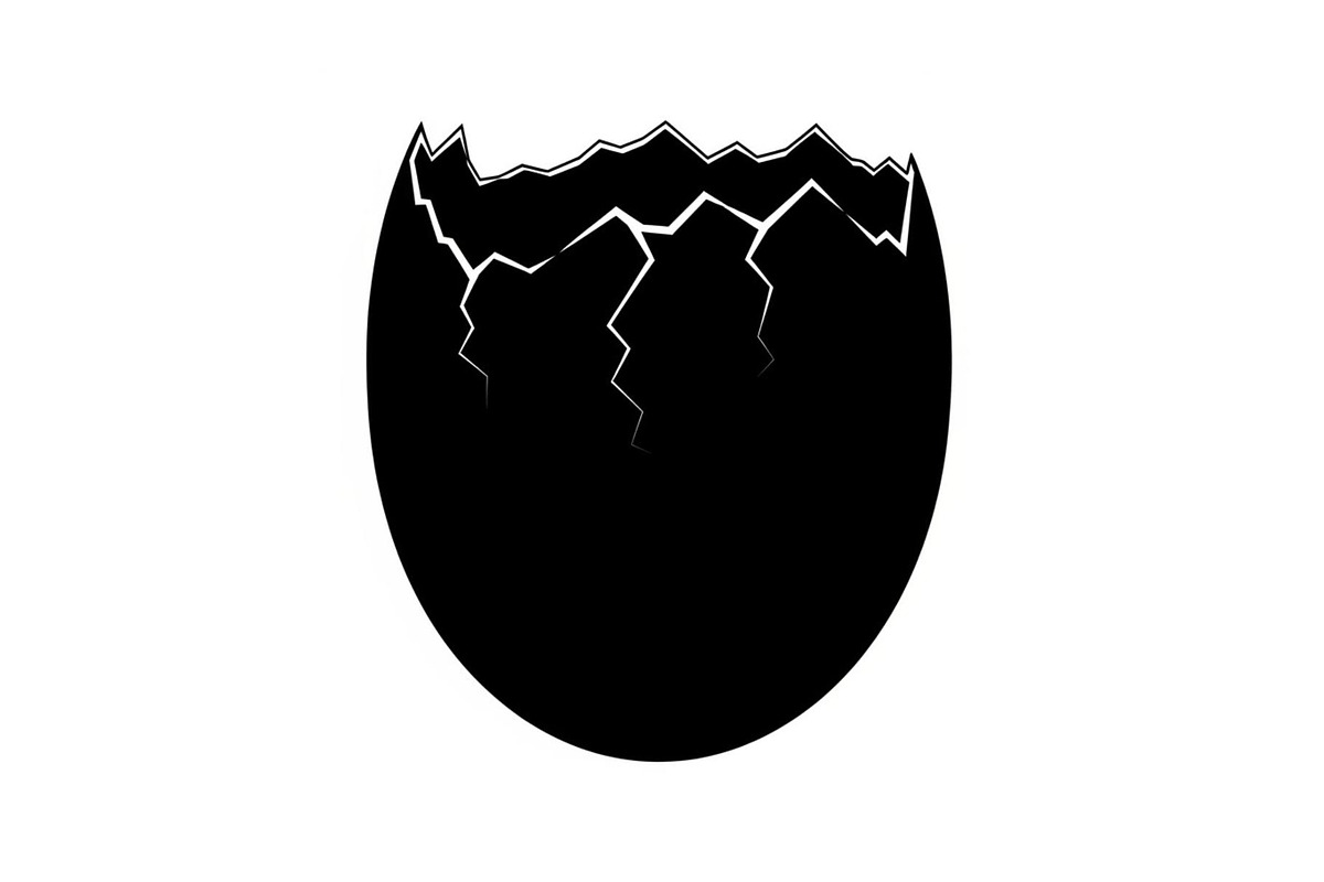 50 Cracked Egg Shell Silhouette, an Illustration by musafir_fashion (Photo 47 of 55)