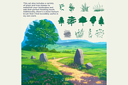 Ghibli Style Brushes for Procreate, a Brush Add-On by Disyukov (Thumbnail 5 of 8)