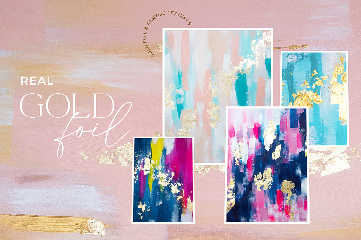 Golden Glow Abstract Backgrounds, a Texture Graphic by Carla Fern Designs (Photo 2 of 10)