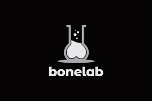 Science Bone Laboratory Logo Design