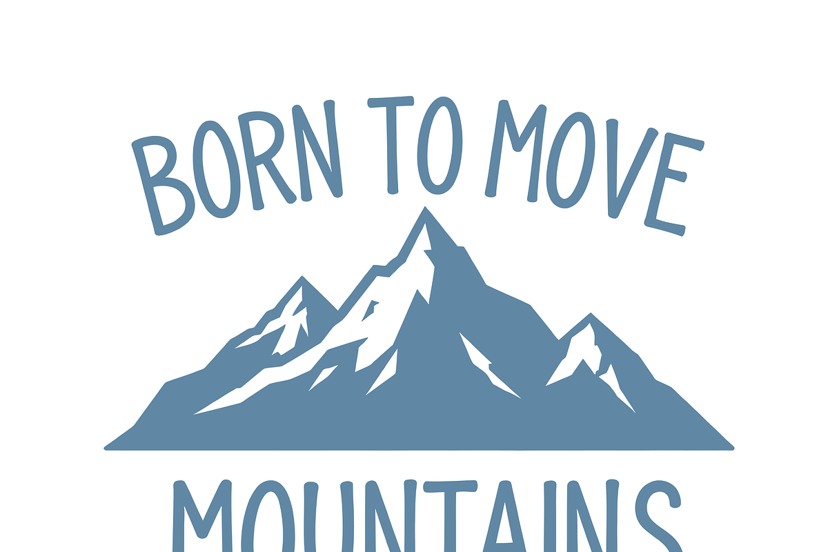 Born to Move Mountains Graphic, a Sport Illustration by CarWrap design (Photo 3 of 3)