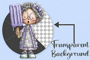 Whimsical Summer Funny Grandma PNG, an Illustration by Canvas Craft (Thumbnail 2 of 7)