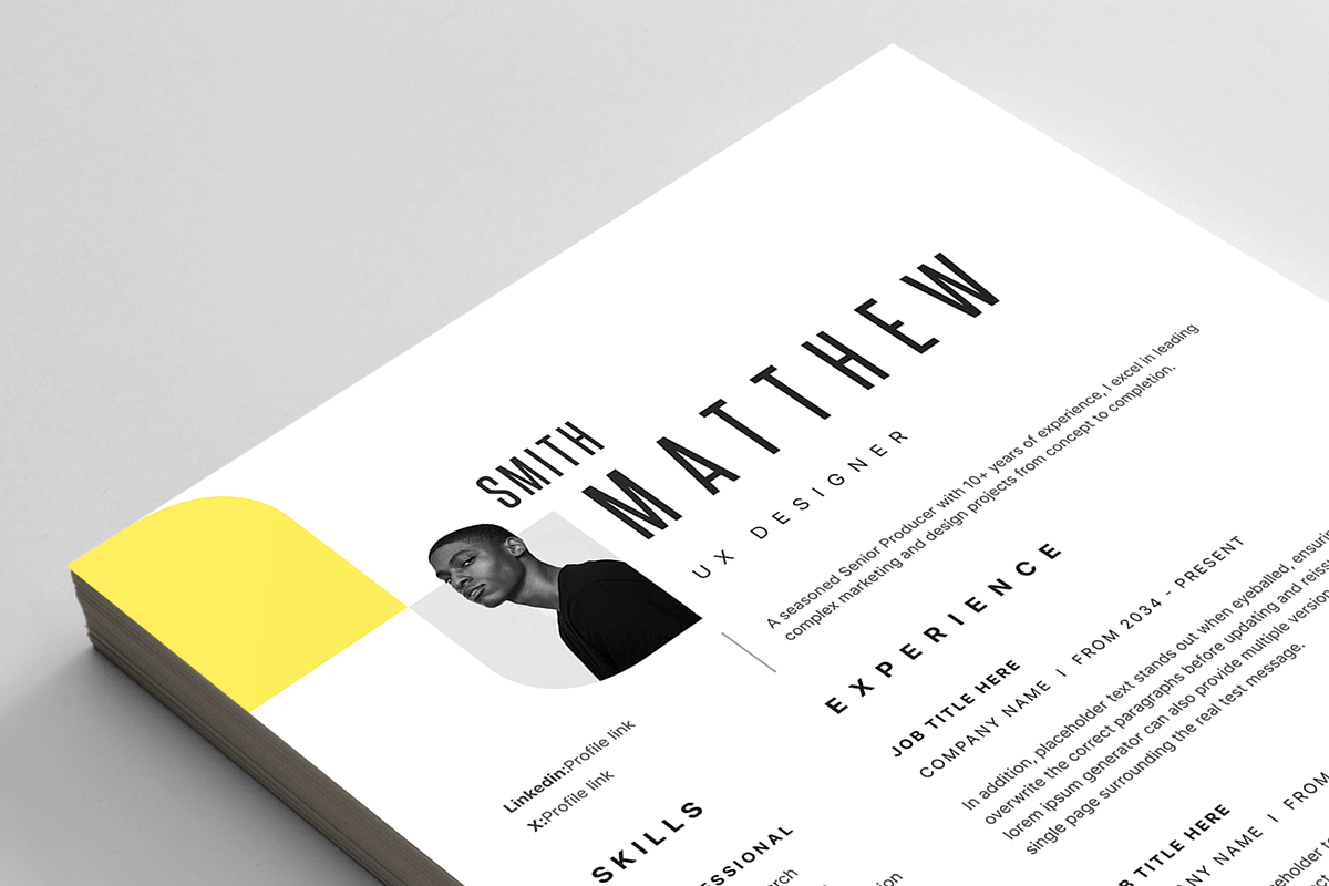 Resume/CV, a Resume Template by Reuix Studio (Photo 5 of 5)