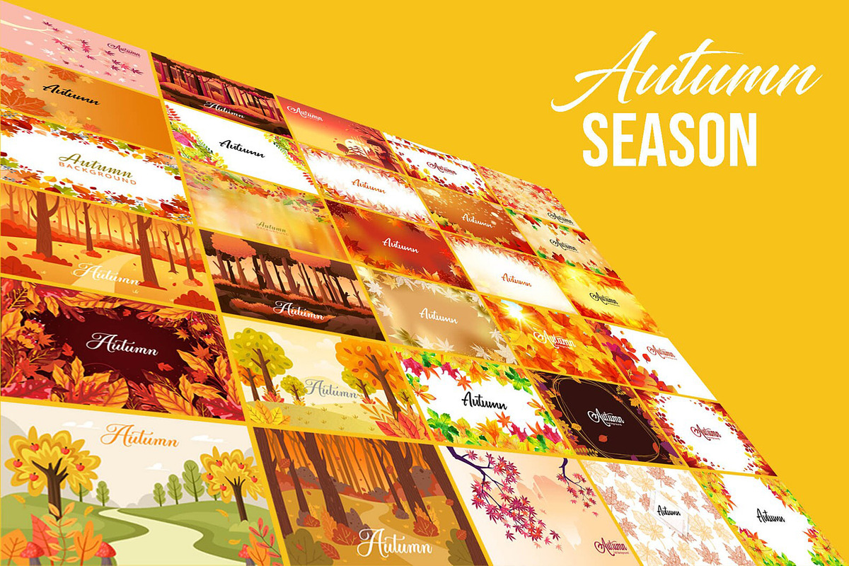Autumn Background Bundle, a Background Graphic by Digital Studio (Photo 3 of 3)