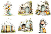 Christian Easter Clipart, an Illustration by Sublimation Artist (Thumbnail 4 of 7)