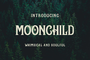 Moonchild | A Celestial Display Font